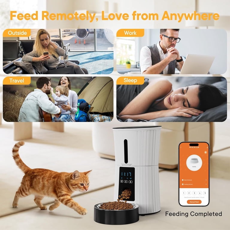 Smart Wifi Pet Food Dispenser with App Control photo 2
