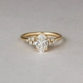 thumbnail image 3 of KANISHKAGEMS&JEWELS Antique Tulip Setting Oval Cut Moissanite Engagement Ring Floral Cluster Yellow Gold Engagement Ring Women Art Deco Bridal Promise Ring, 3 of 6