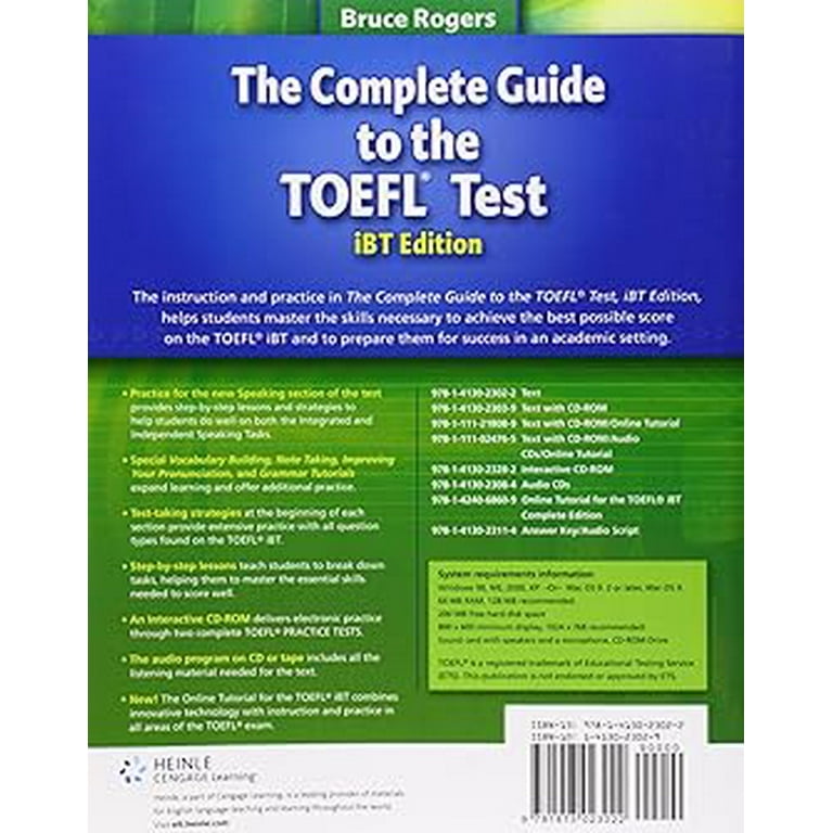 TOEFL Test Preparation Kit (CD+ CD-ROM)