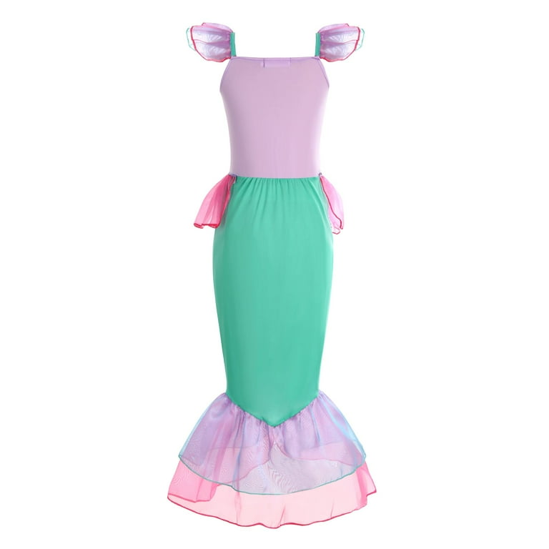 Little Mermaid Pink Dress Costume