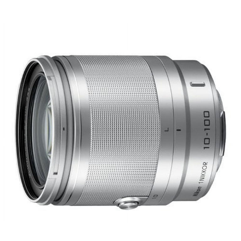 ニコン 1Nikkor 10-100mm f4-5.6 VR ZOOM Nikon 1 NIKKOR 10-100mm f/4.0-5.6 VR Lens (Silver) - Walmart.com
