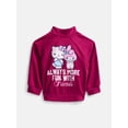 thumbnail image 6 of Hello Kitty Toddler Girls Full-Zip Tracksuit Jacket and Pants Set, 2 Piece, Sizes 12M-5T, 6 of 8