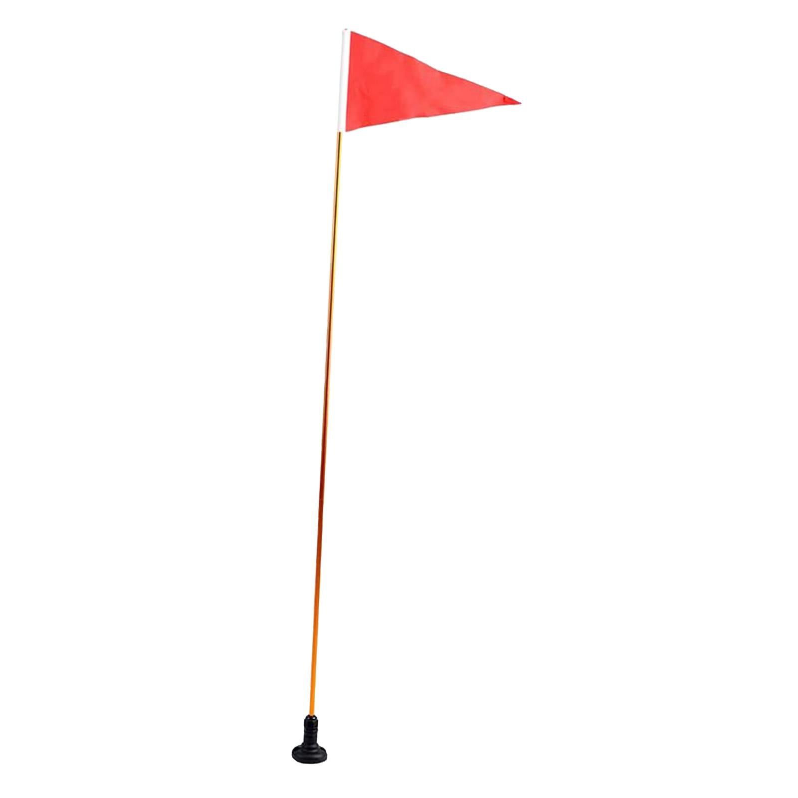 Wzmzjy 120cm/ 4ft Kayak Flag Kayaking Visibility Kit DIY Accessories Boat Flag Base for