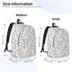 thumbnail image 2 of Easygdp Black White Music Mochila de Lona Resistente para Laptop, Compatible con Laptops de 15 a 17 pulgadas, Ideal para Escuela, Trabajo y Viajes-Medium, 2 of 5