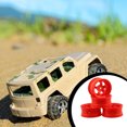 thumbnail image 2 of 4 piezas52mm elástico * RC neumáticos de coche llantas cubo ligero neumáticos de carreras buena fricción en carretera accesorios de montaje Kits de construcción modelo Cinco estrellas/verde Vogacara FN010780-05, 2 of 6