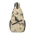 thumbnail image 1 of ZICANCN Crossbody Sling Bag for Men Women - Vintage Old Fashioned Casual Shoulder Backpacks for Travel Sport Climbing Runners Daypack, 1 of 9