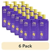 (6 pack) Herbishh Just Curls Shampoo & Conditioner with Deep Conditione, Paraben-free & Vegan for Women & Men , 16.91 fl.oz
