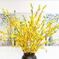 thumbnail image 4 of Artificial Winter Jasmine with Stem, Silk Fake Flowers in Bulk, 6 Pcs (Each 23”), for Wedding Festive Party Home Office Decoration, Not Include Vase, 4 of 8
