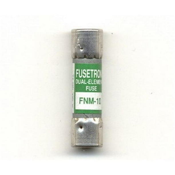 EATON BUSSMANN FNM10 10A Cylindrical Time Delay Fiberglass Fuse