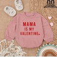 thumbnail image 5 of Mama's Valentine Baby Outfit - Sweatshirt Bubble Romper - Baby Boy Clothes - Valentine For Baby- Baby Romper - Baby bodysuit- Newborn Outfit, 5 of 9