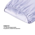 thumbnail image 4 of BLC 100% Cotton Lavender Queen Size Sheet Set 4 Piece 400 Thread Count Sateen Weave Bed Sheets Soft and Smooth Luxury Finishing Hotel Quality, 4 of 8