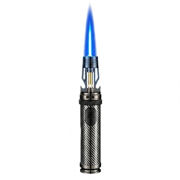XAirClad Carbon Fiber Torch Lighter, 2400 Degree F Windproof Jet Flame, Refillable Butane