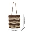 thumbnail image 2 of Mujeres de vacaciones Bolsa de paja Gran capacidad Bolsa de playa informal, 2 of 9
