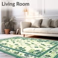 thumbnail image 2 of ODIKA 4' x 6' Machine Washable Non-Slip Area Rug, Middle Eastern Leaf High Traffic Rug, Ivory, 63497, 2 of 7