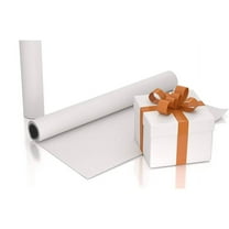 Ayprnig Gift Wrapping Paper Christmas Wrapping Paper Rolls Gift Wrap Solid Color Wrapping Paper For Christmas,Gift Wrapping, Wall Art, Table Runner, Floor Covering 17"×400" White