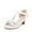 IVORY, variant on Girls Dress Sandals with Ankle Strap T-Strap Low Heel Pumps for Little & Big Kids