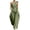 Green, variant on JULMCOMO Jumpsuits for Women One Shoulder Bow Tie Waist Vacation Summer Rompers Wide Leg Baggy Dressy Jumpsuit with Pockets Beige S
