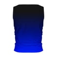 thumbnail image 3 of Plebaso Débardeurs Dégradés pour Femmes Col Rond Froncé T-Shirts Sans Manches Décontractés Été 2025, 3 of 4
