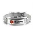 thumbnail image 1 of DEBGFS Adjustable Wristband Emergency Medical Bracelets Medical Alert IDs Bracelet,diabetic, 1 of 18