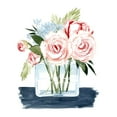 thumbnail image 2 of Popp, Grace 26x26 White Modern Wood Framed Museum Art Print Titled - Loose Watercolor Bouquet II, 2 of 4