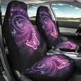thumbnail image 3 of Renewold Butterfly Galaxy Violet Car Seat Cover Front Seats Only, Auto Interior Decor Front Car Seats Protector Vehicle Bucket Car Seat Covers for Women Men, 3 of 7