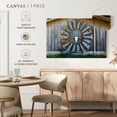 thumbnail image 5 of Elephant Stock Texas Barn Wall Art - Horizontal Canvas Wall Art - Living Room Wall Decor - Architecture Canvas - Brown And Blue Decor - 12" x 8", 5 of 8