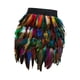 thumbnail image 5 of corta con flecos de plumas para mujer, acampanada, cintura media elástica para cóctel 38cmx50cm Zulema Minifalda, 5 of 8