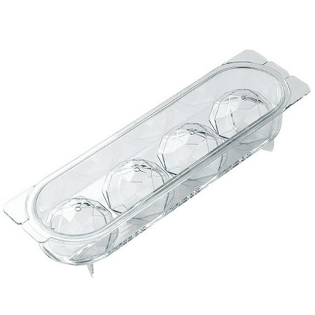 

TIANYUHE Ice Cube Mold Transparent Food Grade 4 Grids Non-stick Bar Ice Ball Maker Kitchen Supplies