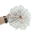 thumbnail image 2 of Unique Bargains 1 Pc Scrunchie Fashion Polka Dot Hair Elastics Blue, 2 of 5