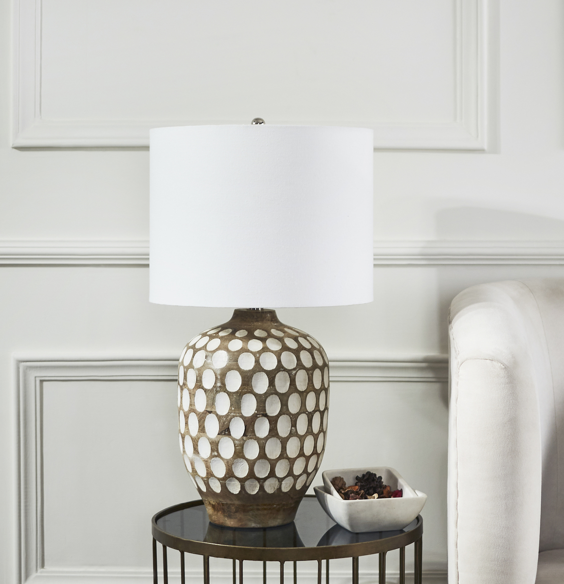 SAFAVIEH Oriole 24 in. Artistic Table Lamp, Natural