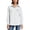 White, variant on Womens UPF 50 Long Sleeve Cargo Shirt Safari Hiking Fishing Sun Protection Button Up Travel Shirt