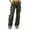 Green, variant on Women's Cargo Pants Casual Baggy Stretchy Trousers with Pockets Relaxed Fit Woman Trendy Straight Leg Casual Y2k Work Trousers