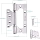 thumbnail image 2 of 6Pcs Rustproof Brass Hinge, Heavy Duty 304 Stainless Steel Home Door Hinge, Ball Bearing Stainless Steel Hinge, for Bedroom Wardrobe, Kitchen Cupboard, 2 of 5