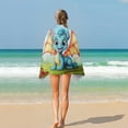 thumbnail image 4 of Cute Dragon Baby Microfiber Beach Towel Lightweight 63''x32'' Oversized Extra Large Towels Quick Dry for Travel Pool Yoga Gym Sports Accessories Vacation Essential, 4 of 7