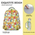 thumbnail image 5 of "Vibrant Sunflower & Wildflowers Print Backpack - Women's Fashionable School Bag with Laptop Compartment, Durable Construction for Daily College Use, Cute Floral Design Accessory", 5 of 6