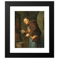 thumbnail image 2 of Eduard von Grützner 15x18 Black Modern Framed Museum Art Print Titled - A Cellarer with a Bunch of Keys, 2 of 5
