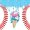 White Blue 02, variant on Feelyou Dripping Cartoon Baseball Quilt King for Girls, Ice Cream Glove Bat King Coverlet Set, Red White, 3-Piece
