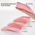 thumbnail image 2 of Eosunjian 2 Pairs Booster Insole Orthopedic Height Insoles Arch Support Heightening Insoles Inserts for Women Men (Black), 2 of 13