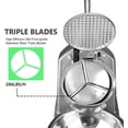 thumbnail image 3 of Ice Crusher Ice Shaver 3 Blades with Ice Pick 286lbs/hr Snow Cone Machine 380W Shaved Ice Machine 2000rpm Food-grade Stainless Steel Ice Shaved Machine 110V Snow Cone Maker for Home Commercial, 3 of 5