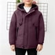 thumbnail image 1 of Parkas de manga larga, chaqueta con capucha y bolsillos para niños de tallas medianas y grandes, chaqueta tipo cárdigan., 1 of 9