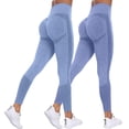thumbnail image 2 of Celsior Cellulite Leggings 3D Anti Cellulite Leggings for Women Skin-Friendly Smile Contour Activewear Tights Sculpting Yoga Fitness Pants Tummy Control Compression Pants Breathable L, 2 of 9