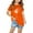 Orange, variant on Toddler Boys Girls Summer Cotton T-shirt Fashion Cute Printed Casual Short Sleeve Cotton Tops Shirts Toddler Clothes Black