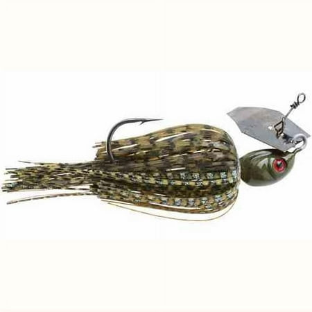 UPC: 0879020007364 | Z-Man CB-PZ34-04 Project Z ChatterBait Bladed Swim Jig 3/4 oz DarkGreen Pumpkin