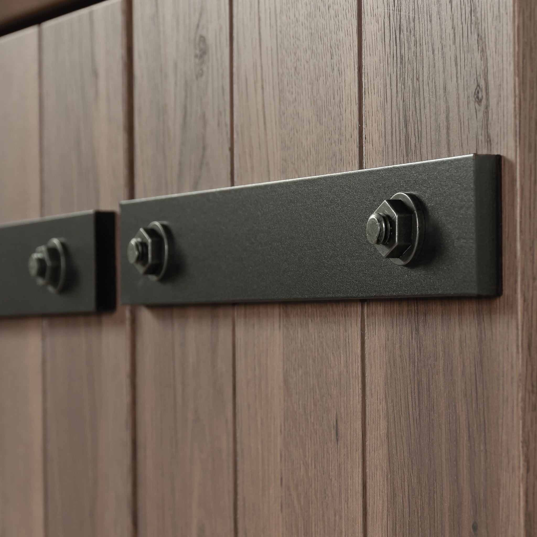 Sauder HomePlus 2-Barn Door Narrow Storage Cabinet, Salt Oak Finish