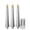 White*3, variant on CPHDW7 Halloween Flameless Candles with Remote Timer, Battery Operated LED Taper Candle Flickering 3D Wick for Indoor Party Decor