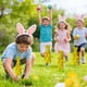 thumbnail image 5 of Simulated Moss Easter Bunny Bow Floral Foam Arranger for Vase Centerpieces 1-Pack, 5 of 6