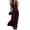 Wine #15, variant on Womens Halter Neck Jumpsuit Zipper Front Wide Leg Summer Casual Elegant Romper with Pockets S