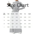 thumbnail image 3 of WTOBBY Ladies' Temperament Slim Fit High Neck Fashionable Solid Color Long Sleeved Dress - Sophisticated and Elegant Dress with High Neck, Great for Formal or Casual Settings,Gray XS, 3 of 4