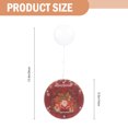 thumbnail image 2 of 1Pc Christmas Led Hanging Light Round Christmas Window Hanging Light Decor, 2 of 9