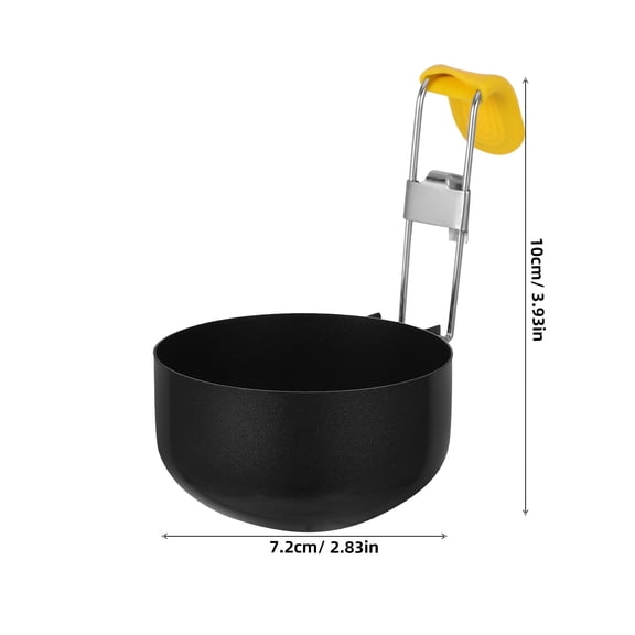 PENIKOKO 2-Pack Nonstick Round Poaching Cups for Steaming Eggs, Versatile Kitchen Cooker for Family Use and Healthy Cooking